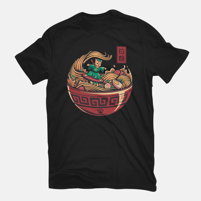 Ramen Surfing-Unisex-Basic-Tee-erion_designs