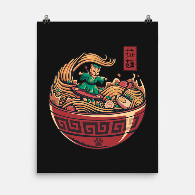 Ramen Surfing-None-Matte-Poster-erion_designs