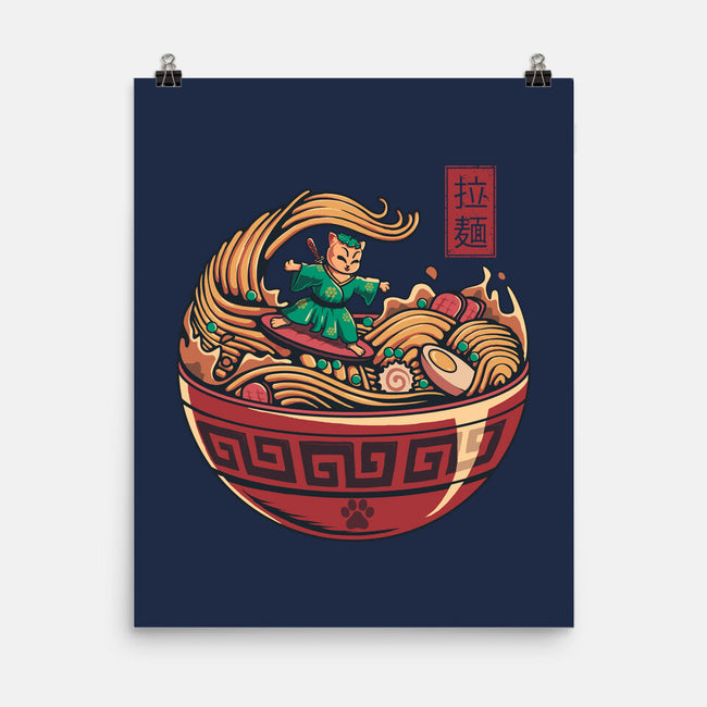 Ramen Surfing-None-Matte-Poster-erion_designs