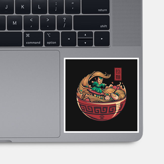 Ramen Surfing-None-Glossy-Sticker-erion_designs