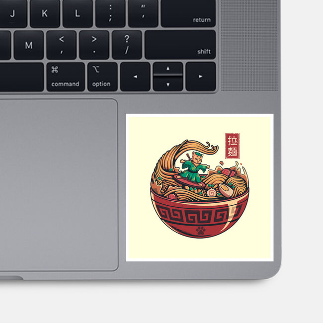 Ramen Surfing-None-Glossy-Sticker-erion_designs