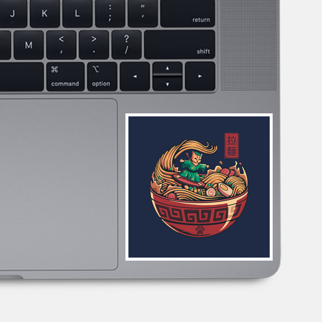 Ramen Surfing-None-Glossy-Sticker-erion_designs