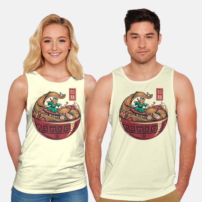 Ramen Surfing-Unisex-Basic-Tank-erion_designs