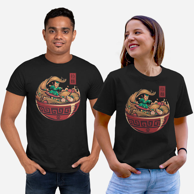 Ramen Surfing-Unisex-Basic-Tee-erion_designs