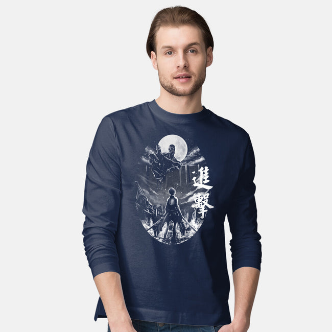 Wall Maria-Mens-Long Sleeved-Tee-fanfabio