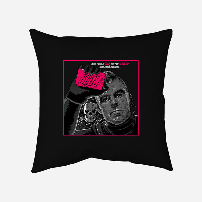 Ghost Club-None-Removable Cover-Throw Pillow-naomori