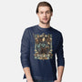 The Groovy Hero-Mens-Long Sleeved-Tee-momma_gorilla