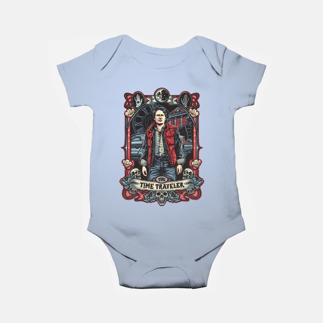 The Time Traveler Tarot-Baby-Basic-Onesie-momma_gorilla