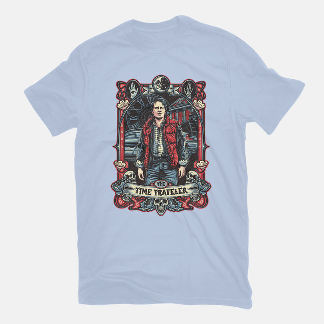 The Time Traveler Tarot-Unisex-Basic-Tee-momma_gorilla