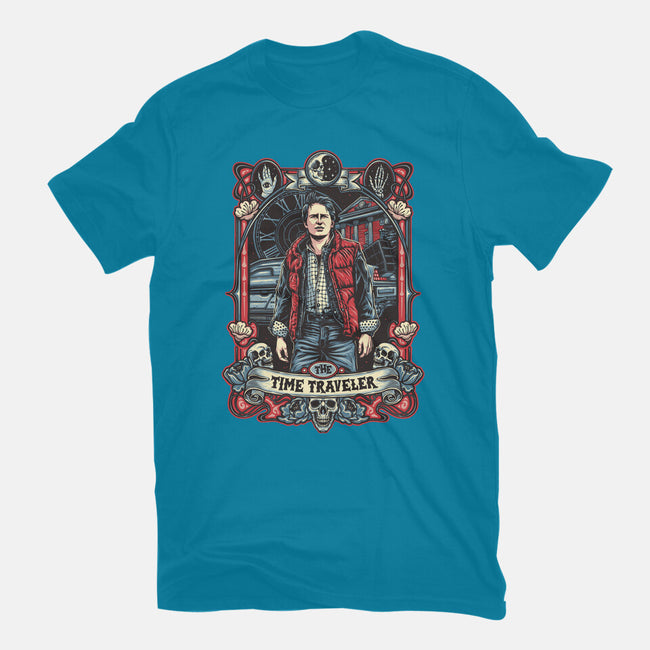 The Time Traveler Tarot-Mens-Basic-Tee-momma_gorilla