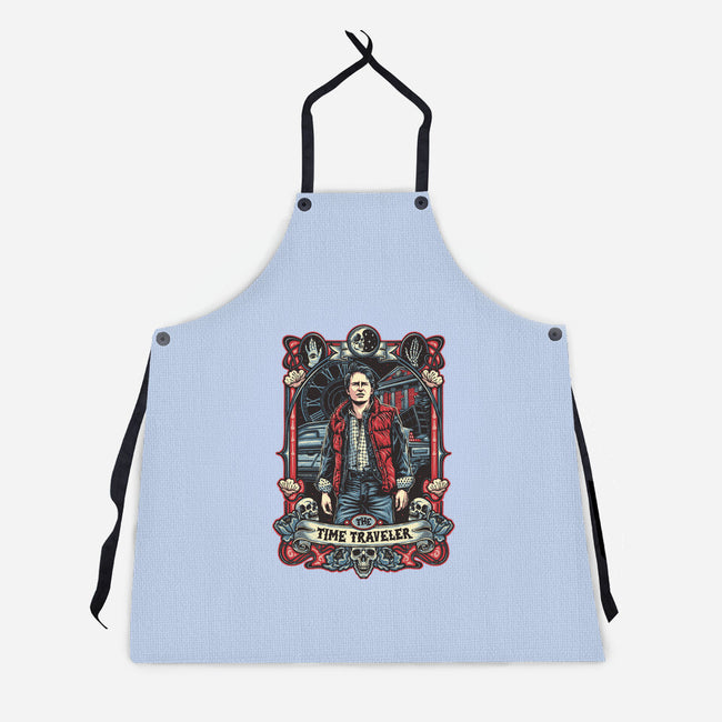 The Time Traveler Tarot-Unisex-Kitchen-Apron-momma_gorilla