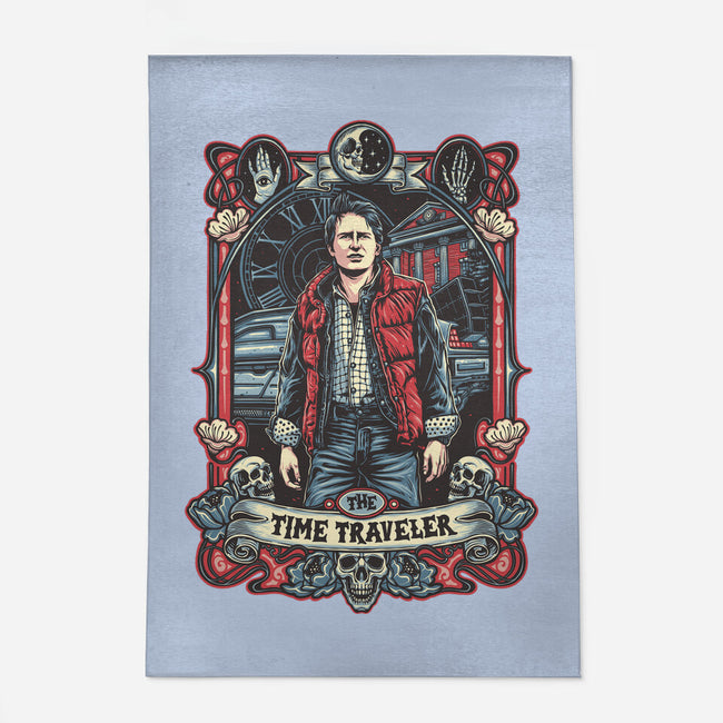 The Time Traveler Tarot-None-Outdoor-Rug-momma_gorilla