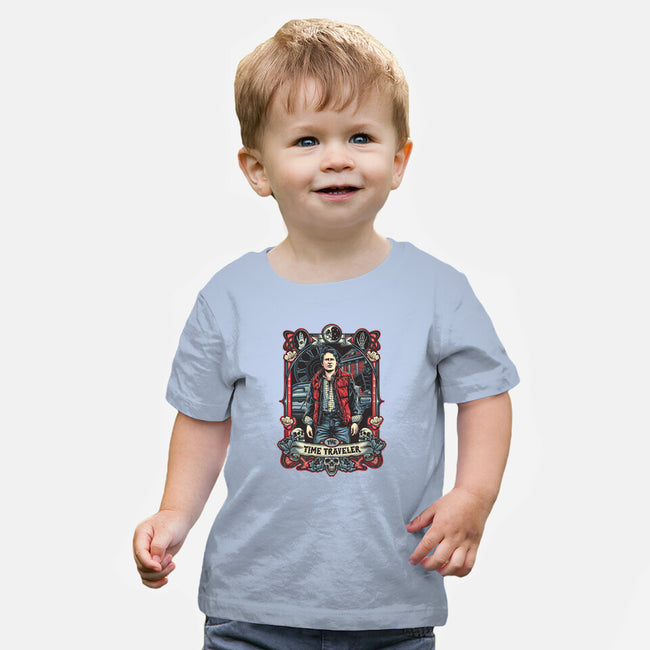 The Time Traveler Tarot-Baby-Basic-Tee-momma_gorilla