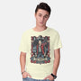 The Time Traveler Tarot-Mens-Basic-Tee-momma_gorilla