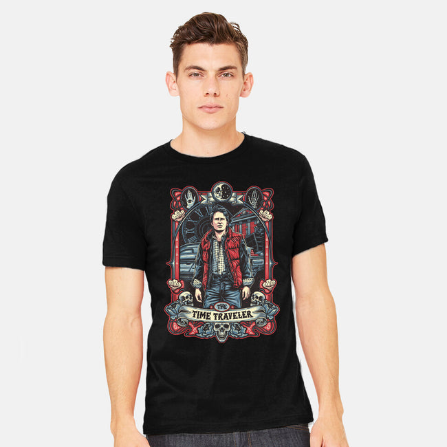 The Time Traveler Tarot-Mens-Heavyweight-Tee-momma_gorilla