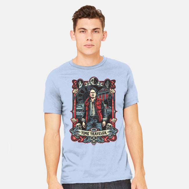 The Time Traveler Tarot-Mens-Heavyweight-Tee-momma_gorilla