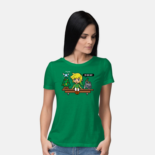 Hylian On The Shelf-Womens-Basic-Tee-Boggs Nicolas