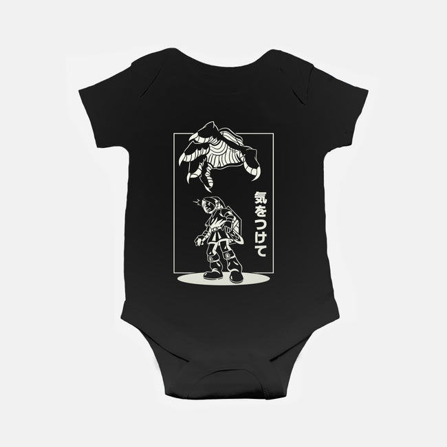 Threat From Above-Baby-Basic-Onesie-Henrique Torres