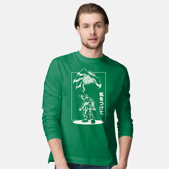 Threat From Above-Mens-Long Sleeved-Tee-Henrique Torres