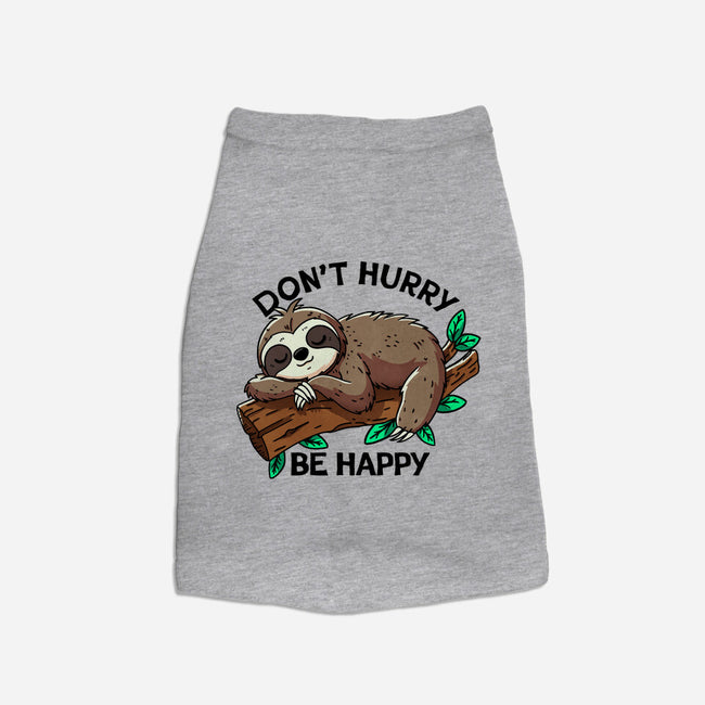 Don't Hurry Be Happy-Cat-Basic-Pet Tank-fanfreak1