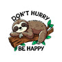 Don't Hurry Be Happy-Womens-Racerback-Tank-fanfreak1