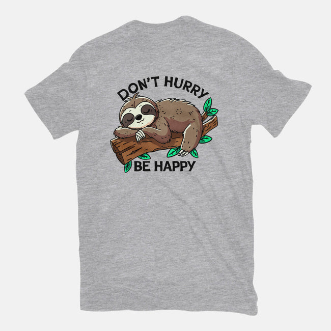 Don't Hurry Be Happy-Youth-Basic-Tee-fanfreak1