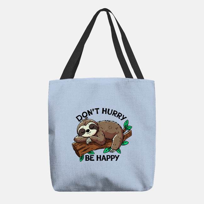 Don't Hurry Be Happy-None-Basic Tote-Bag-fanfreak1