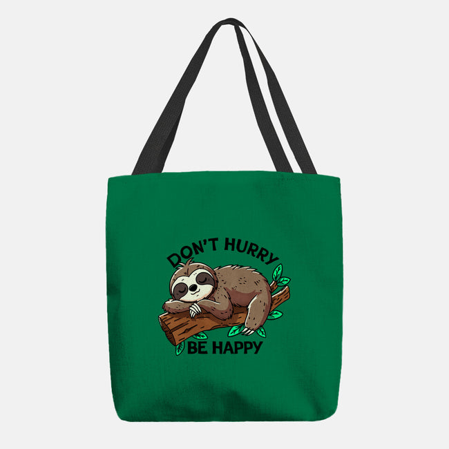 Don't Hurry Be Happy-None-Basic Tote-Bag-fanfreak1