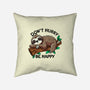 Don't Hurry Be Happy-None-Removable Cover-Throw Pillow-fanfreak1