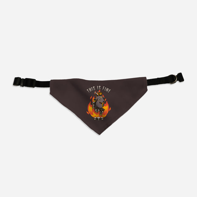 Fire Demon Meme Fine-Cat-Adjustable-Pet Collar-Studio Mootant