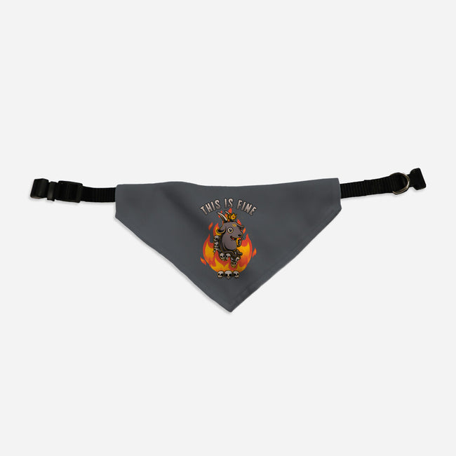 Fire Demon Meme Fine-Dog-Adjustable-Pet Collar-Studio Mootant