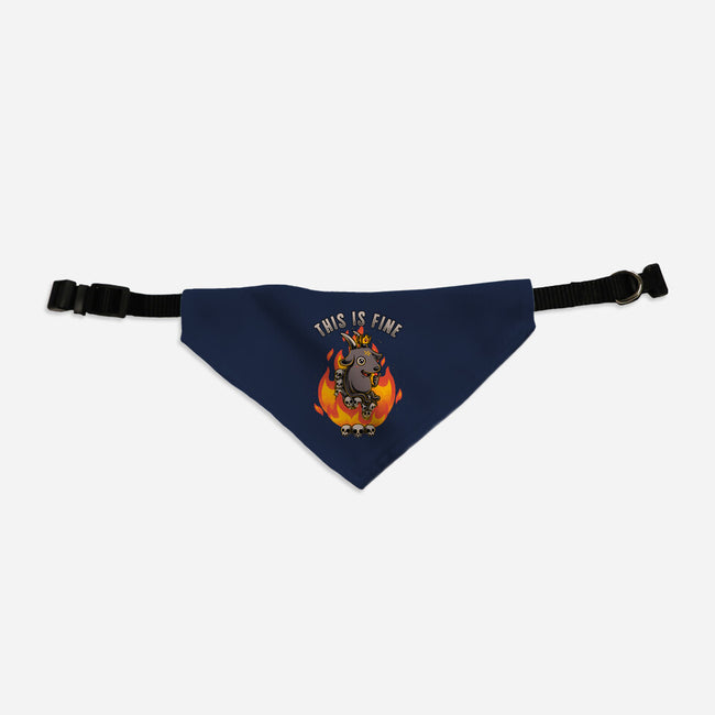 Fire Demon Meme Fine-Dog-Adjustable-Pet Collar-Studio Mootant