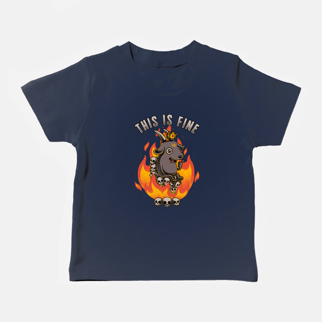 Fire Demon Meme Fine-Baby-Basic-Tee-Studio Mootant