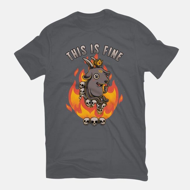 Fire Demon Meme Fine-Unisex-Basic-Tee-Studio Mootant