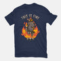 Fire Demon Meme Fine-Womens-Basic-Tee-Studio Mootant