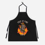 Fire Demon Meme Fine-Unisex-Kitchen-Apron-Studio Mootant