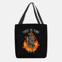 Fire Demon Meme Fine-None-Basic Tote-Bag-Studio Mootant