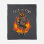 Fire Demon Meme Fine-None-Fleece-Blanket-Studio Mootant