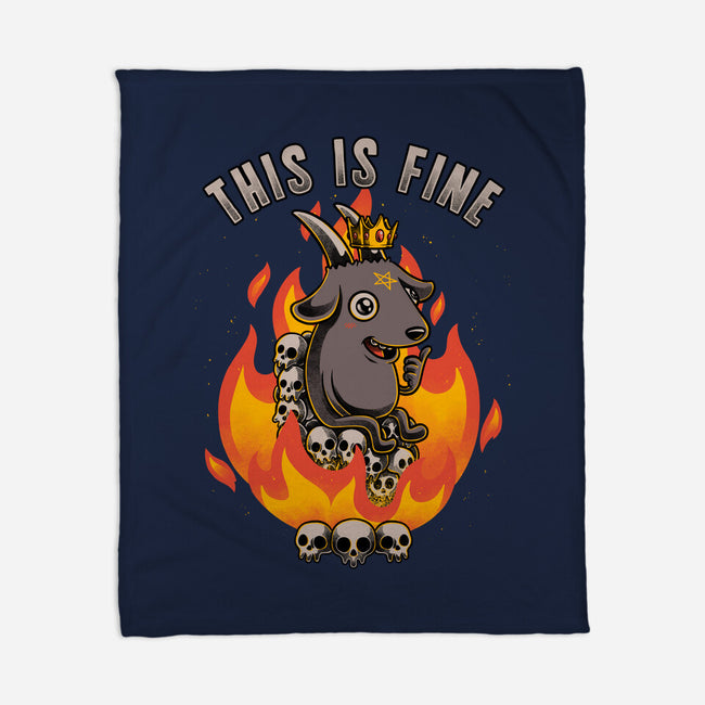 Fire Demon Meme Fine-None-Fleece-Blanket-Studio Mootant