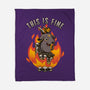 Fire Demon Meme Fine-None-Fleece-Blanket-Studio Mootant