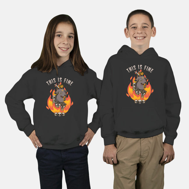 Fire Demon Meme Fine-Youth-Pullover-Sweatshirt-Studio Mootant