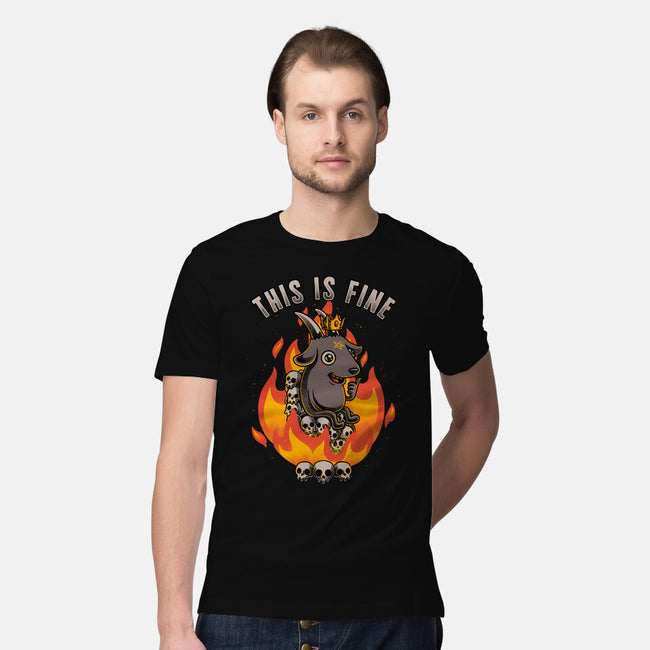 Fire Demon Meme Fine-Mens-Premium-Tee-Studio Mootant