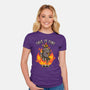 Fire Demon Meme Fine-Womens-Fitted-Tee-Studio Mootant