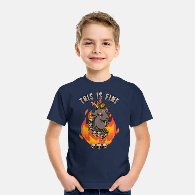 Fire Demon Meme Fine-Youth-Basic-Tee-Studio Mootant