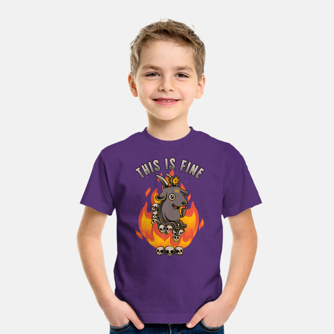 Fire Demon Meme Fine-Youth-Basic-Tee-Studio Mootant