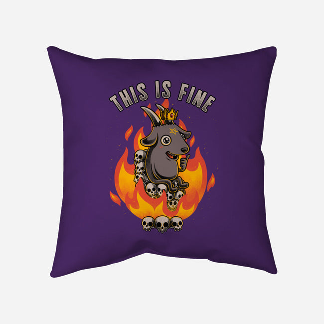 Fire Demon Meme Fine-None-Removable Cover-Throw Pillow-Studio Mootant