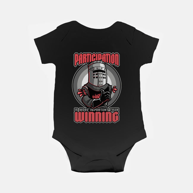 Black Knight Fun Win-Baby-Basic-Onesie-Studio Mootant