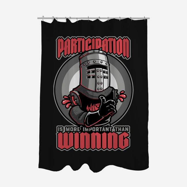 Black Knight Fun Win-None-Polyester-Shower Curtain-Studio Mootant