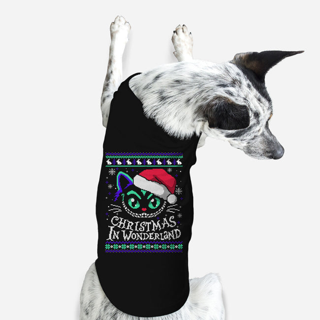 Christmas In Wonderland-Dog-Basic-Pet Tank-NemiMakeit