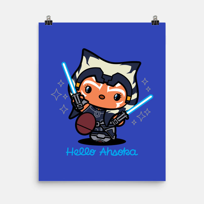 Hello Ahsoka-None-Matte-Poster-Boggs Nicolas